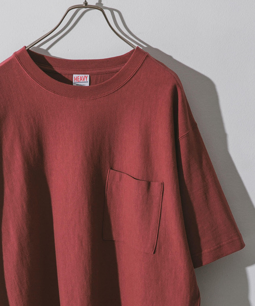 URBAN RESEARCH DOORS(アーバンリサーチドアーズ)の「ヘビーオンス ショートスリーブTシャツ(Tシャツ/カットソー・メンズ・グリーン/スミクロ/レッド/ブルー/ホワイト/グレー・X-LARGE/MEDIUM/LARGE)」の1枚目の写真