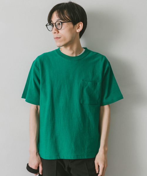 URBAN RESEARCH DOORS(アーバンリサーチドアーズ)の「ヘビーオンス ショートスリーブTシャツ(Tシャツ/カットソー・メンズ・グリーン/スミクロ/レッド/ブルー/ホワイト/グレー・X-LARGE/MEDIUM/LARGE)」の7枚目の写真