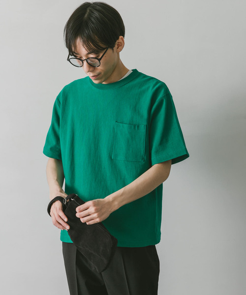 URBAN RESEARCH DOORS(アーバンリサーチドアーズ)の「ヘビーオンス ショートスリーブTシャツ(Tシャツ/カットソー・メンズ・グリーン/スミクロ/レッド/ブルー/ホワイト/グレー・X-LARGE/MEDIUM/LARGE)」の10枚目の写真