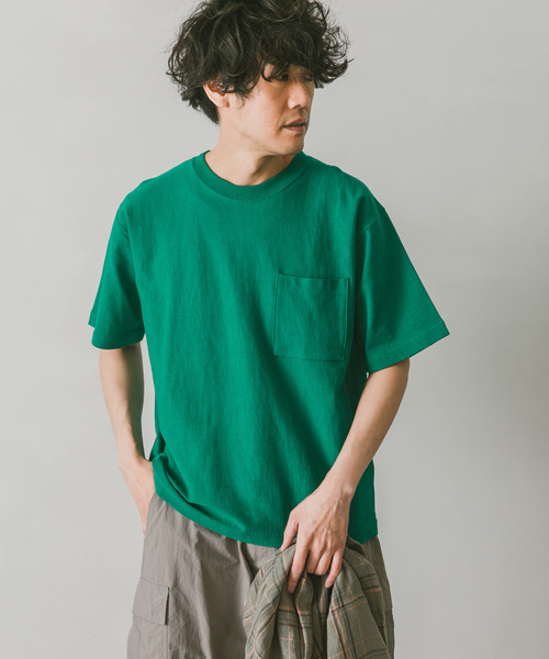 URBAN RESEARCH DOORS(アーバンリサーチドアーズ)の「ヘビーオンス ショートスリーブTシャツ(Tシャツ/カットソー・メンズ・グリーン/スミクロ/レッド/ブルー/ホワイト/グレー・X-LARGE/MEDIUM/LARGE)」の15枚目の写真
