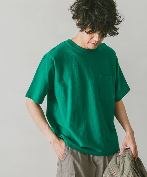 URBAN RESEARCH DOORS(アーバンリサーチドアーズ)の「ヘビーオンス ショートスリーブTシャツ(Tシャツ/カットソー・メンズ・グリーン/スミクロ/レッド/ブルー/ホワイト/グレー・X-LARGE/MEDIUM/LARGE)」の16枚目の写真