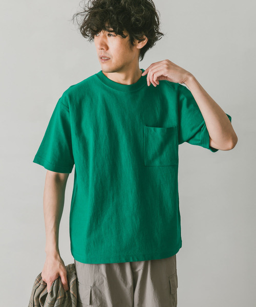 URBAN RESEARCH DOORS(アーバンリサーチドアーズ)の「ヘビーオンス ショートスリーブTシャツ(Tシャツ/カットソー・メンズ・グリーン/スミクロ/レッド/ブルー/ホワイト/グレー・X-LARGE/MEDIUM/LARGE)」の18枚目の写真