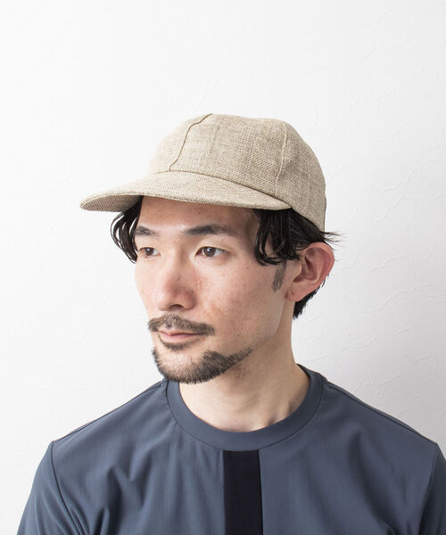 Nine Tailor(ナインテイラー)の「【Nine tailor/ナインテーラー】Marinus Cap N-926 6パネルキャップ(キャップ・メンズ・グレイッシュベージュ/チャコールグレー/ベージュ/ライトグレー・FREE)」の9枚目の写真