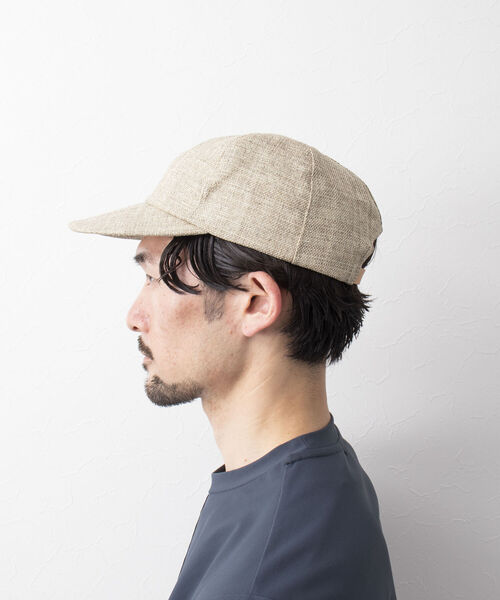 Nine Tailor(ナインテイラー)の「【Nine tailor/ナインテーラー】Marinus Cap N-926 6パネルキャップ(キャップ・メンズ・グレイッシュベージュ/チャコールグレー/ベージュ/ライトグレー・FREE)」の8枚目の写真