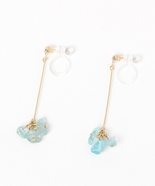 GLOBAL WORK（グローバルワーク）の「サザレノンホール/282156（ピアス（両耳用）・レディース・ピンク/ホワイト/ライトブルー・FREE）」の2枚目の写真