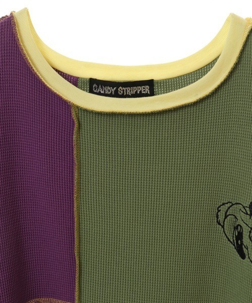 Candy Stripper（キャンディストリッパー）の「CND BUNNY JOIN UP トップス（スウェット・レディース・ブラック/イエロー/カーキ・2）」の14枚目の写真