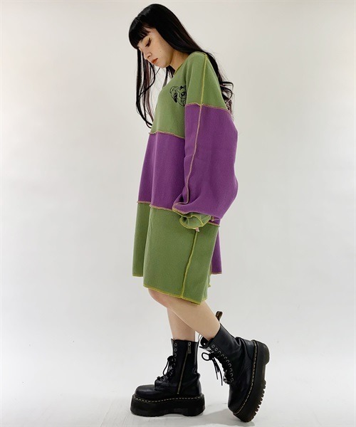 Candy Stripper（キャンディストリッパー）の「CND BUNNY JOIN UP トップス（スウェット・レディース・ブラック/イエロー/カーキ・2）」の9枚目の写真