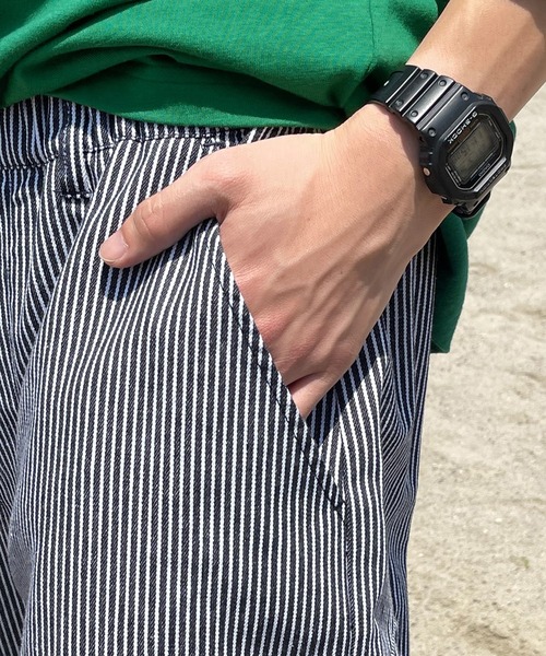 kutir(クティール)の「バルーンペインターヒッコリーワークカーゴパンツ(カーゴパンツ・メンズ・ホワイト/ネイビー・SMALL/MEDIUM/LARGE)」の7枚目の写真