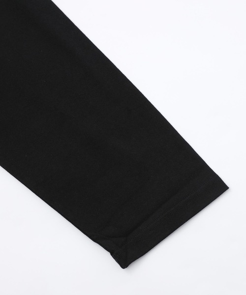 X-girl(エックスガール)の「WARP LOGO BIG B/B TEE/ビッグシルエット ラグラン ロンT(Tシャツ/カットソー・レディース・ベージュ/チャコール/ホワイト・ONE SIZE)」の14枚目の写真