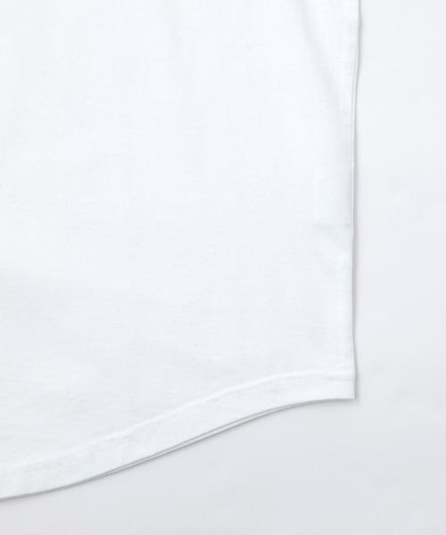 X-girl(エックスガール)の「WARP LOGO BIG B/B TEE/ビッグシルエット ラグラン ロンT(Tシャツ/カットソー・レディース・ベージュ/チャコール/ホワイト・ONE SIZE)」の16枚目の写真