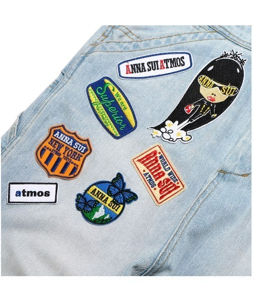 ANNA SUI（アナスイ）の「ANNA SUI ATMOS  オーバーオール 【SP】（サロペット/オーバーオール・メンズ・ホワイト/ライトブルー/インディゴブルー・M/L）」の19枚目の写真