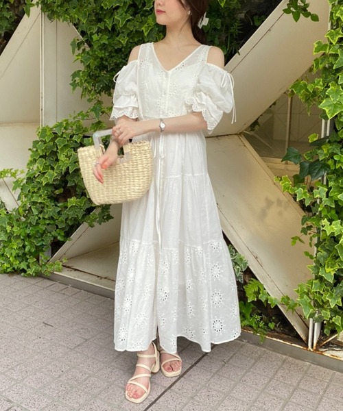 セール 肩あきマルチwayコットンレースワンピース ワンピース One After Another Nice Claup ワンアフターアナザーナイスクラップ のファッション通販 Zozotown