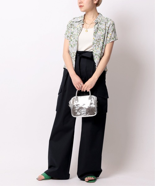 ROLLA'S（ローラス）の「【ROLLA'S/ローラス 】floral matilda top（シャツ/ブラウス・レディース・ライトブルー/ホワイト・FREE）」の4枚目の写真