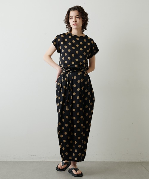 Whim Gazette ツイル顔料染めスカート ツイル顔料染めスカート（スカート）｜Whim Gazette（ウィム