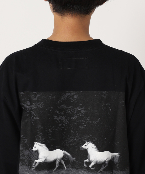 FRAMeWORK(フレームワーク)の「【JANE SMITH/ジェーンスミス】HORSE NO1 SS Tシャツ(Tシャツ/カットソー・レディース・ホワイト/ブラック・FREE)」の16枚目の写真