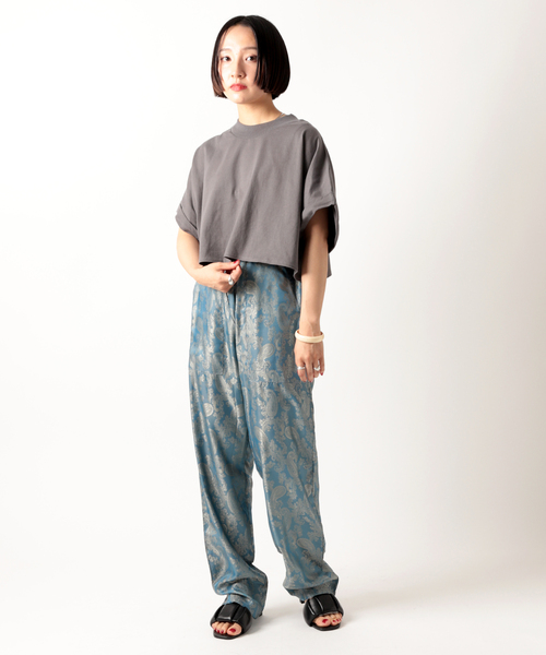 JOINT WORKS（ジョイントワークス）の「【ALORE/アローレ】クロップドTシャツ（Tシャツ/カットソー・レディース・ホワイト/ブラック系その他・FREE）」の7枚目の写真