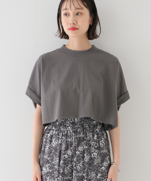 JOINT WORKS（ジョイントワークス）の「【ALORE/アローレ】クロップドTシャツ（Tシャツ/カットソー・レディース・ホワイト/ブラック系その他・FREE）」の19枚目の写真