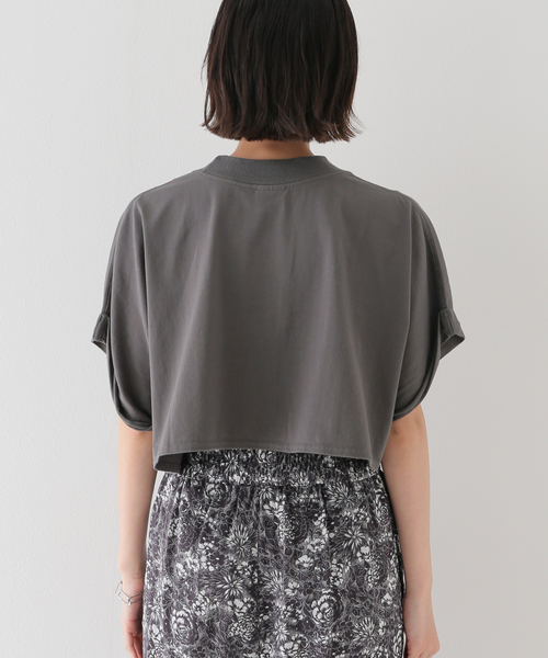 JOINT WORKS（ジョイントワークス）の「【ALORE/アローレ】クロップドTシャツ（Tシャツ/カットソー・レディース・ホワイト/ブラック系その他・FREE）」の21枚目の写真