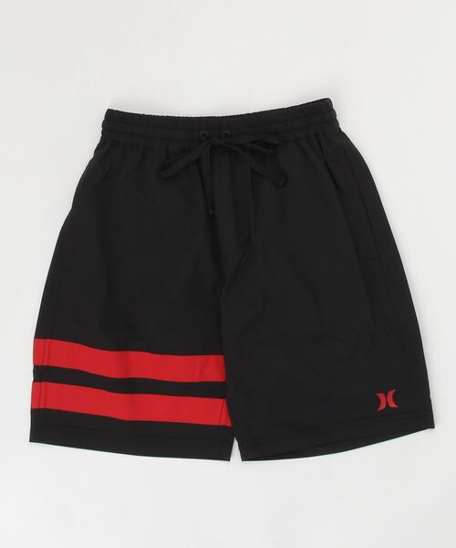 Hurley (ハーレー)の「Hurley/ハーレー キッズ 水着 トランクス BBS2200001(水着・キッズ・ブルー/ブラック×レッド/ブラック×ホワイト/ピンク系その他/ブラック×シルバー/ロイヤルブルー/ライム・130cm/140cm/160cm/150cm)」の2枚目の写真