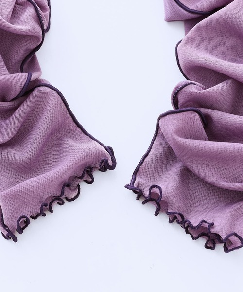 n'OrLABEL（ノアールレーベル）の「『配色メローシアーレギンス』（レギンス/スパッツ・レディース・アイボリー/ブラック/パープル/ライム/ボルドー/グリーン・2/1）」の21枚目の写真