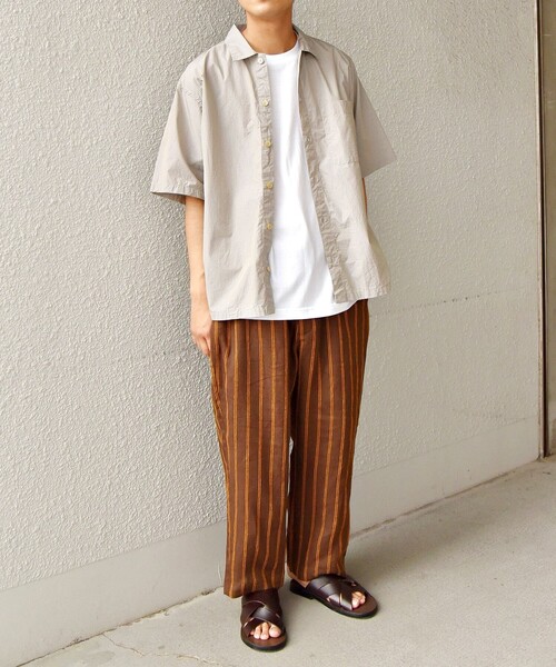 SHIPS any(シップス エニィ)の「SHIPS any: リネン ブークレ テーパード イージーパンツ(その他パンツ・メンズ・ブラウン/ネイビー・SMALL/MEDIUM/LARGE/X-LARGE)」の13枚目の写真