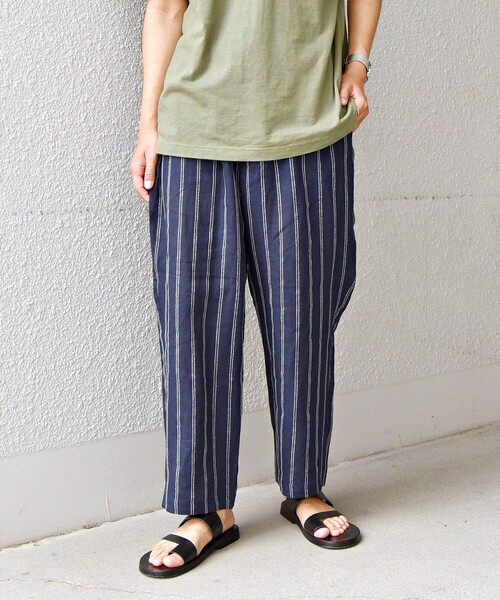 SHIPS any(シップス エニィ)の「SHIPS any: リネン ブークレ テーパード イージーパンツ(その他パンツ・メンズ・ブラウン/ネイビー・SMALL/MEDIUM/LARGE/X-LARGE)」の16枚目の写真