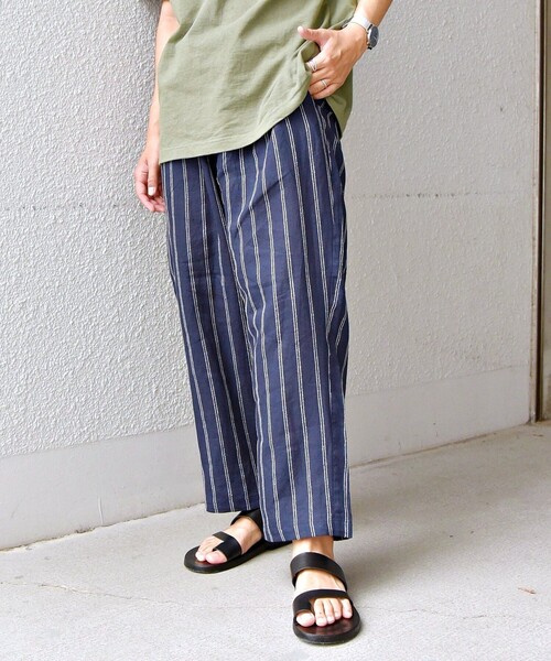SHIPS any(シップス エニィ)の「SHIPS any: リネン ブークレ テーパード イージーパンツ(その他パンツ・メンズ・ブラウン/ネイビー・SMALL/MEDIUM/LARGE/X-LARGE)」の18枚目の写真