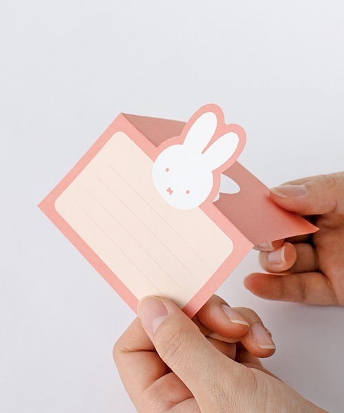 Miffy( ミッフィー)の「Miffy/バイカラーポップアップメモパッド(手帳/メモ帳・レディース・ピンク/ネイビー/グリーン/オレンジ・FREE)」の12枚目の写真