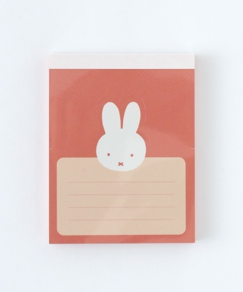 Miffy( ミッフィー)の「Miffy/バイカラーポップアップメモパッド(手帳/メモ帳・レディース・ピンク/ネイビー/グリーン/オレンジ・FREE)」の9枚目の写真