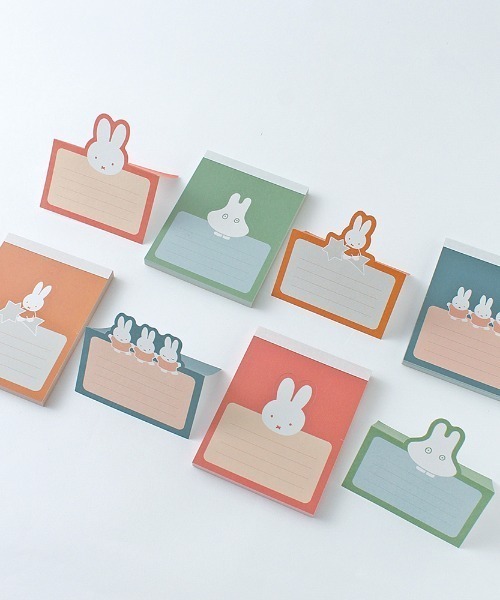 Miffy( ミッフィー)の「Miffy/バイカラーポップアップメモパッド(手帳/メモ帳・レディース・ピンク/ネイビー/グリーン/オレンジ・FREE)」の17枚目の写真