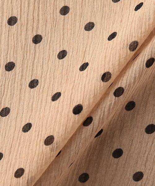 THE SHOP TK （ザ ショップ ティーケー ）の「◆【程よい透け感】ドットシャーリングブラウス（シャツ/ブラウス・レディース・ベージュ系/ホワイト系その他/ブラック系・11/12）」の21枚目の写真