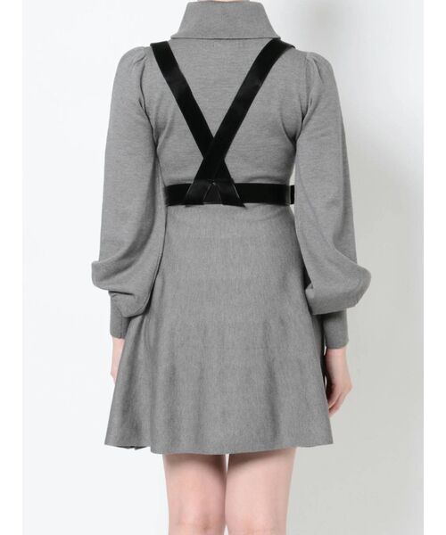 EATME（イートミー）の「タートルハーネスニットワンピース