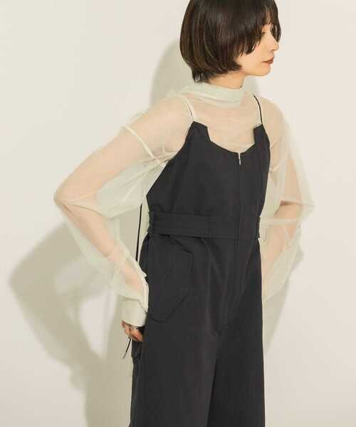 KBF（ケイビーエフ）の「2WAYボウタイチュールブラウス（シャツ/ブラウス・レディース・アイボリー/ラベンダー/グリーン系その他・ONE）」の11枚目の写真