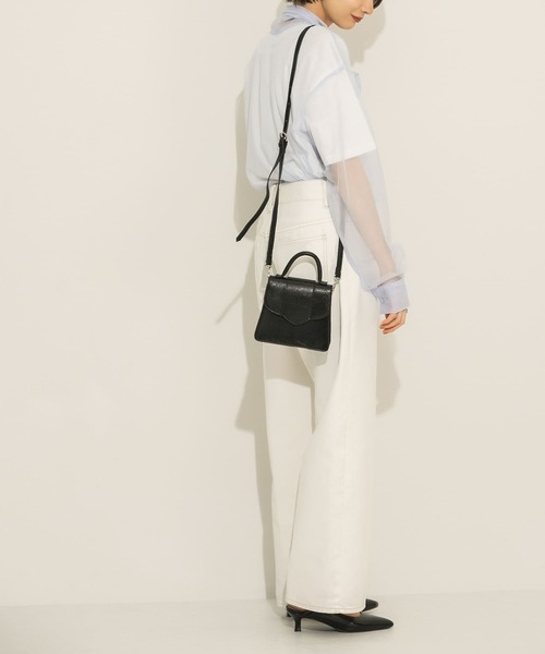 KBF（ケイビーエフ）の「2WAYボウタイチュールブラウス（シャツ/ブラウス・レディース・アイボリー/ラベンダー/グリーン系その他・ONE）」の16枚目の写真