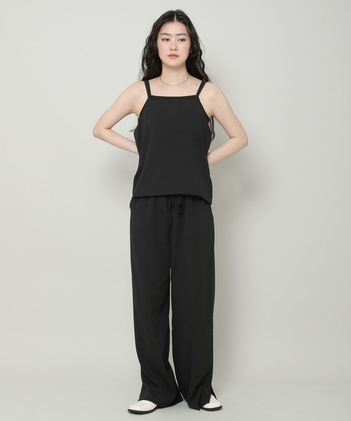 ALAND（エーランド）の「3.3 Field Trip／スクエアネックキャミ 2353224（キャミソール・レディース・ブラック/ベージュ・FREE）」の7枚目の写真