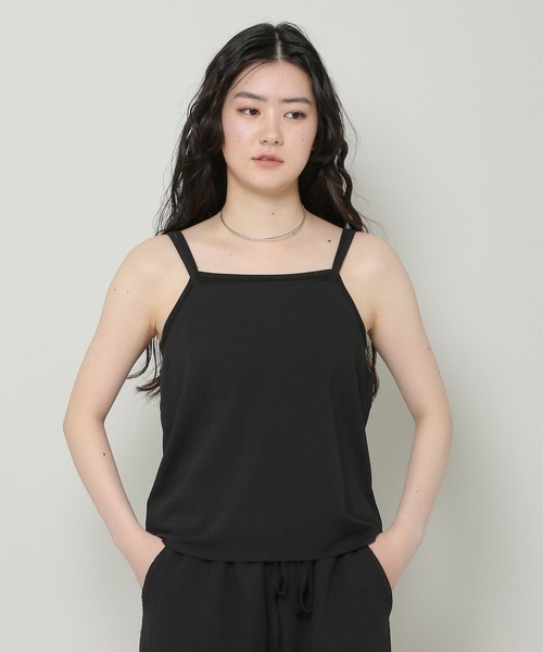 ALAND（エーランド）の「3.3 Field Trip／スクエアネックキャミ 2353224（キャミソール・レディース・ブラック/ベージュ・FREE）」の5枚目の写真