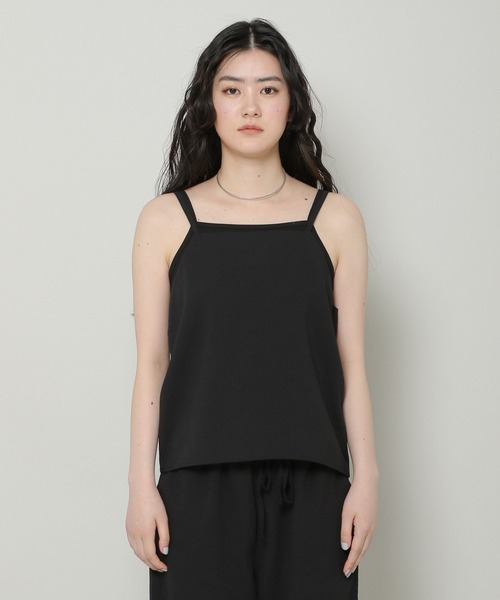 ALAND（エーランド）の「3.3 Field Trip／スクエアネックキャミ 2353224（キャミソール・レディース・ブラック/ベージュ・FREE）」の9枚目の写真