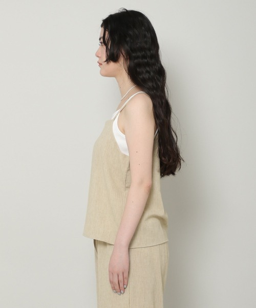 ALAND（エーランド）の「3.3 Field Trip／スクエアネックキャミ 2353224（キャミソール・レディース・ブラック/ベージュ・FREE）」の8枚目の写真