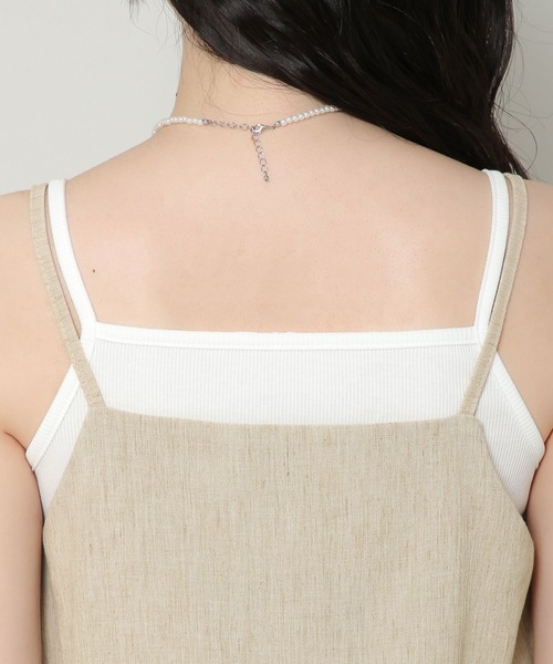 ALAND（エーランド）の「3.3 Field Trip／スクエアネックキャミ 2353224（キャミソール・レディース・ブラック/ベージュ・FREE）」の16枚目の写真