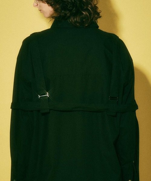 MAISON SPECIAL(メゾンスペシャル)の「ボンテージシャツ【MAISON SPECIAL/メゾンスペシャル】(シャツ/ブラウス・レディース・ホワイト/ブラック/サックスブルー・FREE)」の19枚目の写真