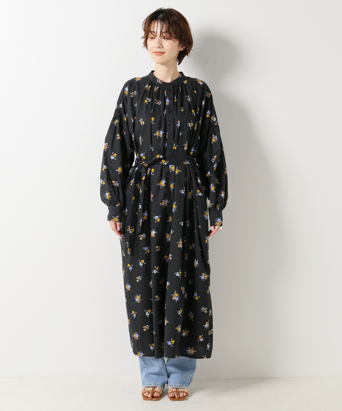 IENA(イエナ)の「【BAUM UND PFERDGARTEN/バウム ウンド ヘルガーデン】フラワープリントワンピース(ワンピース・レディース・ブラック・FREE)」の20枚目の写真