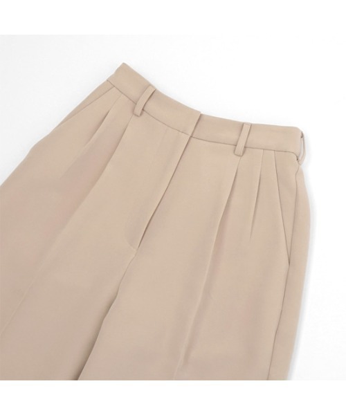 flower（フラワー）の「タックテーパードパンツ（その他パンツ・レディース・ベージュ/パープル・FREE）」の10枚目の写真