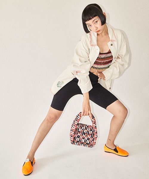 HEY!MrsROSE(ヘイミセスローズ)の「HEY! Mrs ROSE(ヘイ!ミセスローズ)PukuPuku BAG(ハンドバッグ・レディース・グリーン/ピンク/ブラック・FREE)」の19枚目の写真