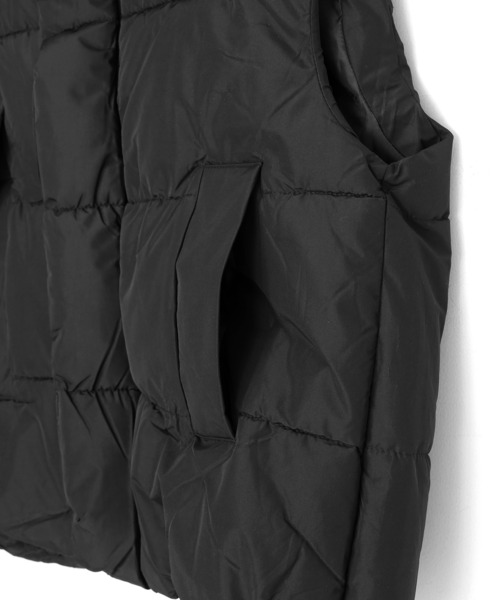 Figments（フィグメンツ）の「エコダウンベスト（ダウンベスト・レディース・ブラック/オフホワイト・FREE）」の4枚目の写真