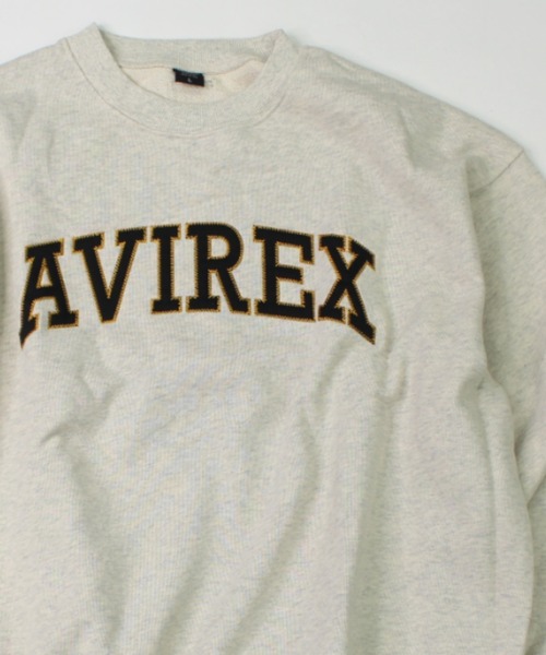 AVIREX(アヴィレックス)の「【WEB&DEPOT限定】LOGO PATCHED CREW SWEAT / ロゴ パッチド クルー スウェット / AVIREX / アヴィレックス(スウェット・メンズ・オートミール/ダークグリーン/マスタード/レッド/ブラック/その他5/ダークグリーン系・MEDIUM/LARGE/X-LARGE/XX-LARGE/XL(43))」の3枚目の写真