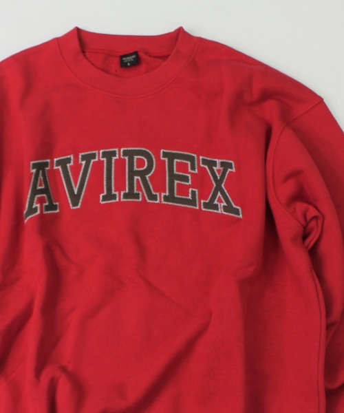 AVIREX(アヴィレックス)の「【WEB&DEPOT限定】LOGO PATCHED CREW SWEAT / ロゴ パッチド クルー スウェット / AVIREX / アヴィレックス(スウェット・メンズ・オートミール/ダークグリーン/マスタード/レッド/ブラック/その他5/ダークグリーン系・MEDIUM/LARGE/X-LARGE/XX-LARGE/XL(43))」の6枚目の写真