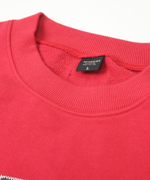 AVIREX(アヴィレックス)の「【WEB&DEPOT限定】LOGO PATCHED CREW SWEAT / ロゴ パッチド クルー スウェット / AVIREX / アヴィレックス(スウェット・メンズ・オートミール/ダークグリーン/マスタード/レッド/ブラック/その他5/ダークグリーン系・MEDIUM/LARGE/X-LARGE/XX-LARGE/XL(43))」の17枚目の写真