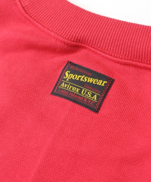 AVIREX(アヴィレックス)の「【WEB&DEPOT限定】LOGO PATCHED CREW SWEAT / ロゴ パッチド クルー スウェット / AVIREX / アヴィレックス(スウェット・メンズ・オートミール/ダークグリーン/マスタード/レッド/ブラック/その他5/ダークグリーン系・MEDIUM/LARGE/X-LARGE/XX-LARGE/XL(43))」の18枚目の写真