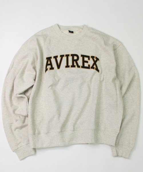 AVIREX(アヴィレックス)の「【WEB&DEPOT限定】LOGO PATCHED CREW SWEAT / ロゴ パッチド クルー スウェット / AVIREX / アヴィレックス(スウェット・メンズ・オートミール/ダークグリーン/マスタード/レッド/ブラック/その他5/ダークグリーン系・MEDIUM/LARGE/X-LARGE/XX-LARGE/XL(43))」の8枚目の写真