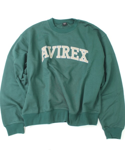 AVIREX(アヴィレックス)の「【WEB&DEPOT限定】LOGO PATCHED CREW SWEAT / ロゴ パッチド クルー スウェット / AVIREX / アヴィレックス(スウェット・メンズ・オートミール/ダークグリーン/マスタード/レッド/ブラック/その他5/ダークグリーン系・MEDIUM/LARGE/X-LARGE/XX-LARGE/XL(43))」の10枚目の写真